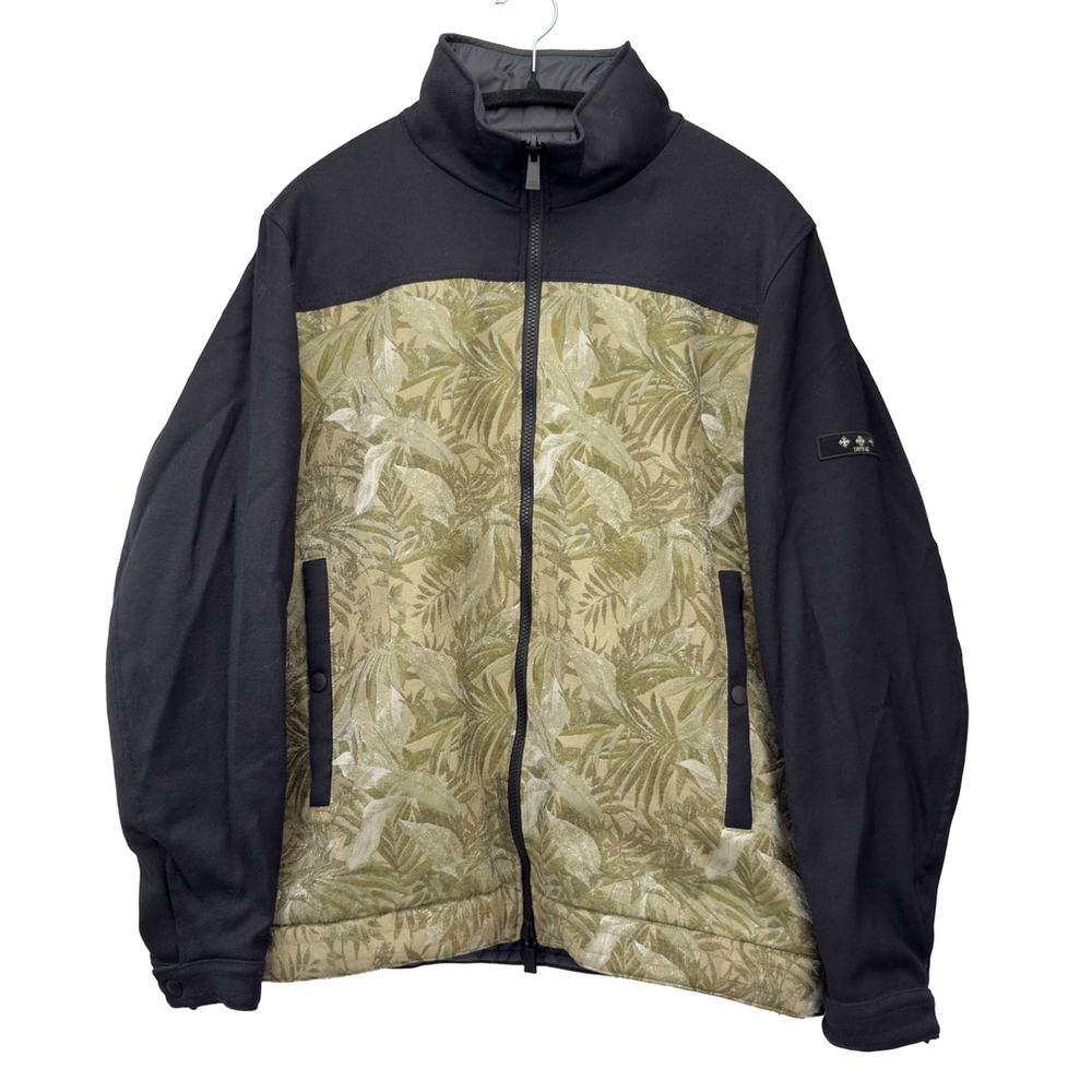 TATRAS R Line Tropical Leaf Jacquard Zip Black/Green Men’s‎ Jacket Size 5 (M/L)